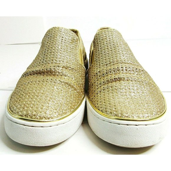 MICHAEL by MICHAEL KORS Gold Mesh Deck/Shoes 6.5 - Picture 2 of 9